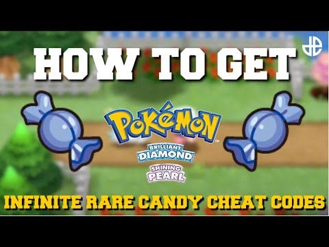 HOW TO GET INFINITE RARE CANDIES CHEAT CODE FOR POKEMON BRILLIANT DIAMOND AND SHINING PEARL!