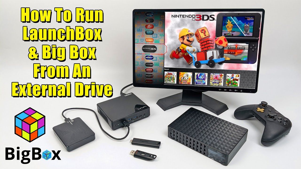 How To Run LaunchBox And Big Box From An External Hard Drive Or USB Stick
