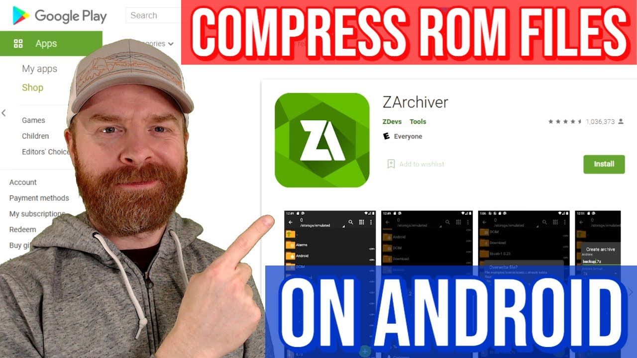 How to easily compress your ROMs on Android (works with AetherSX2)