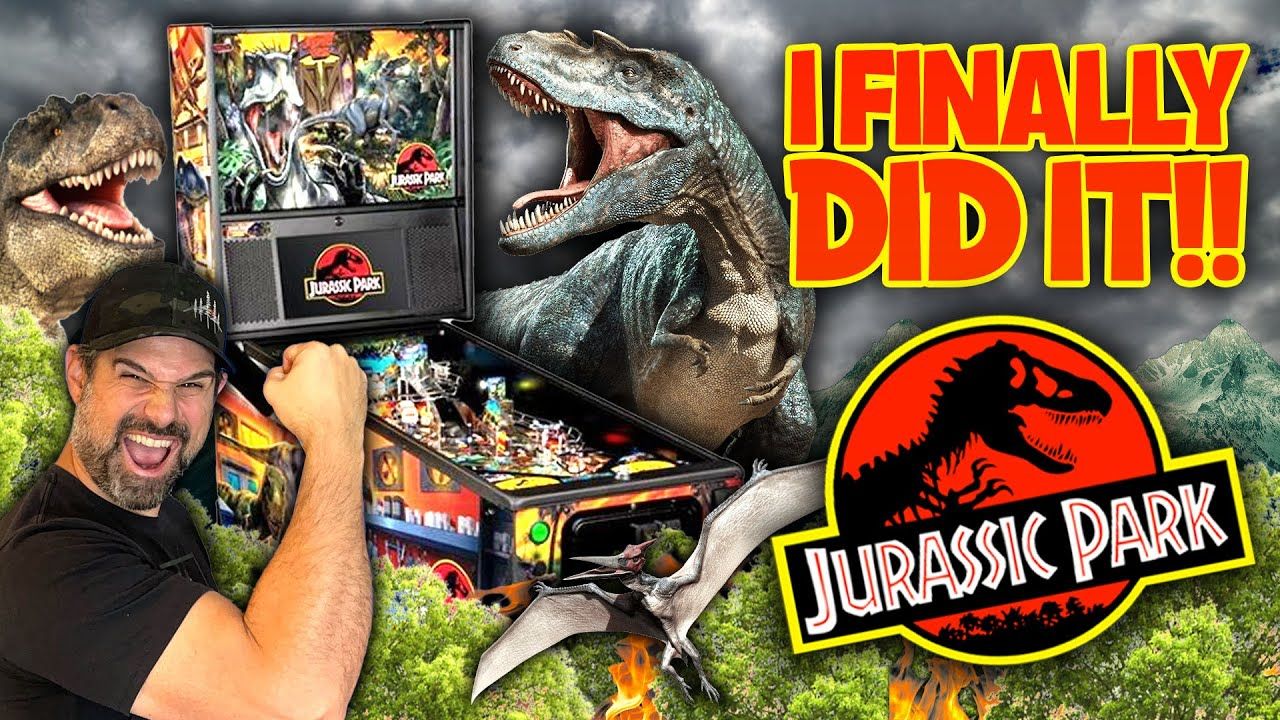 I FINALLY DID IT – I bought a Jurassic Park Pinball Machine!