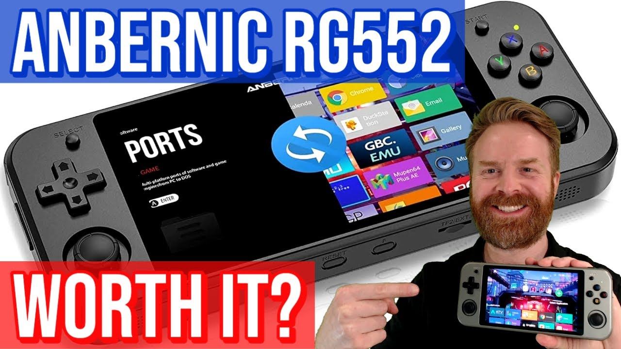 The Good and Bad of the Anbernic RG 552 Android / Linux gaming handheld