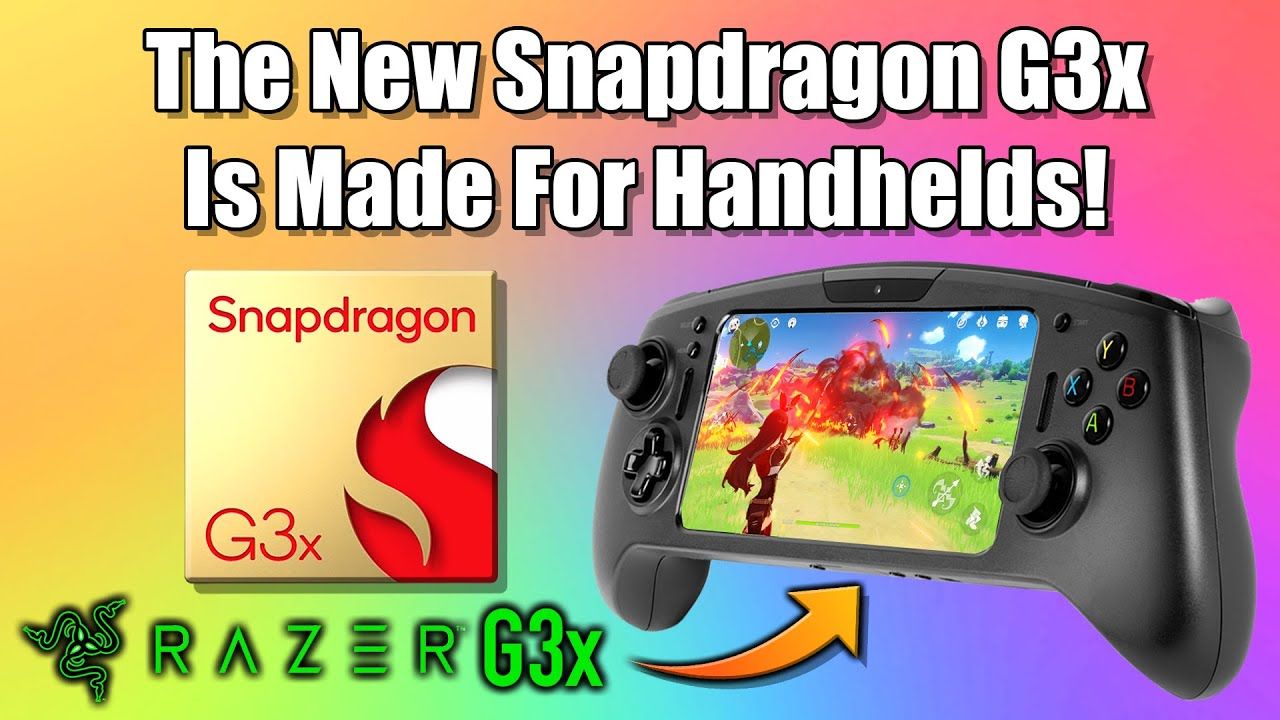 The New Snapdragon G3x Is Tailor Made For Hand Helds and Razer Already Has One!