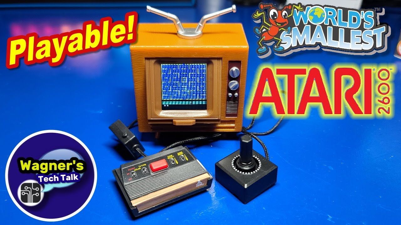 World’s Smallest Atari 2600 Review + Game Play!  Super Impulse Tiny Arcade