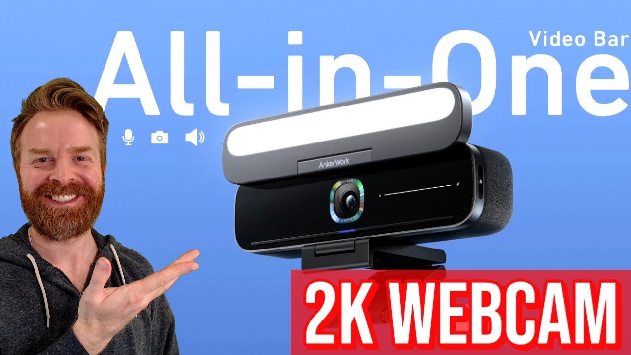 2K Webcam with built in speakers!? AnkerWork B600 Full Review