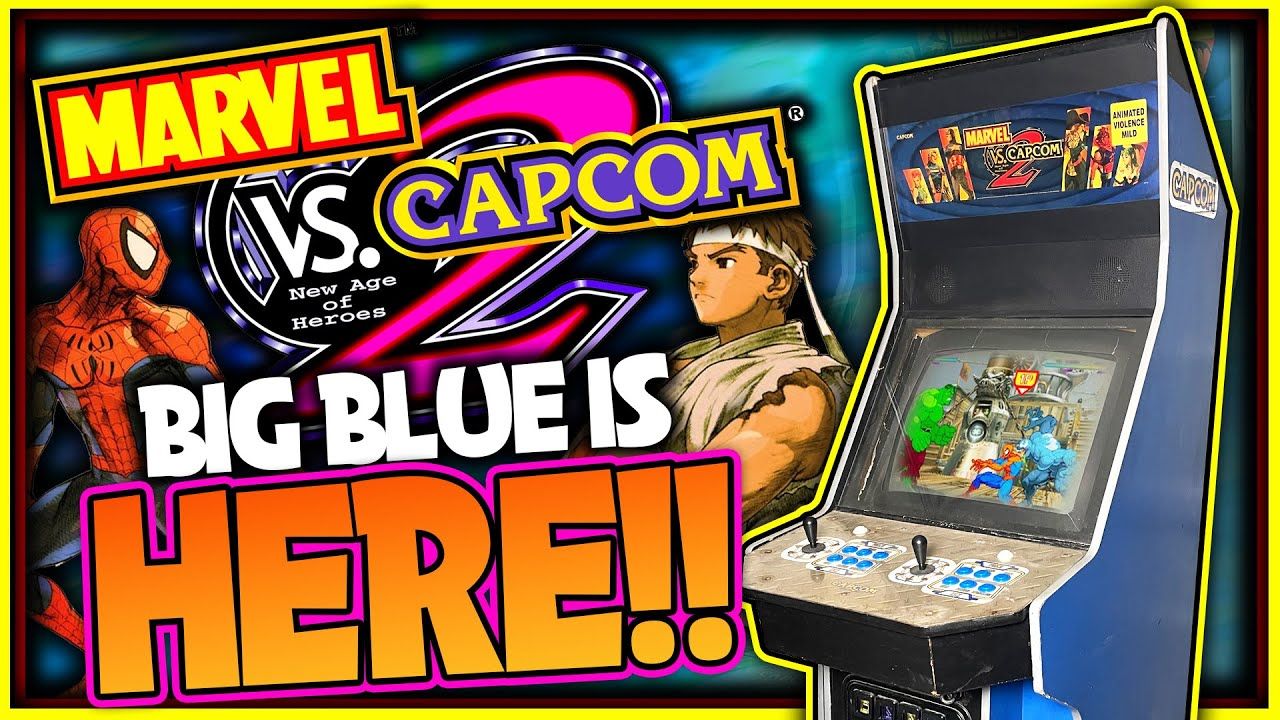 Arcade Pickup – Capcom Big Blue w/ Marvel vs. Capcom 2!!