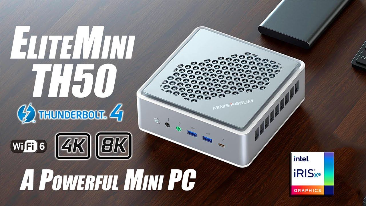 The All-New EliteMini TH50 Is A Powerful Mini PC With An Intel H CPU! Hands-On Review
