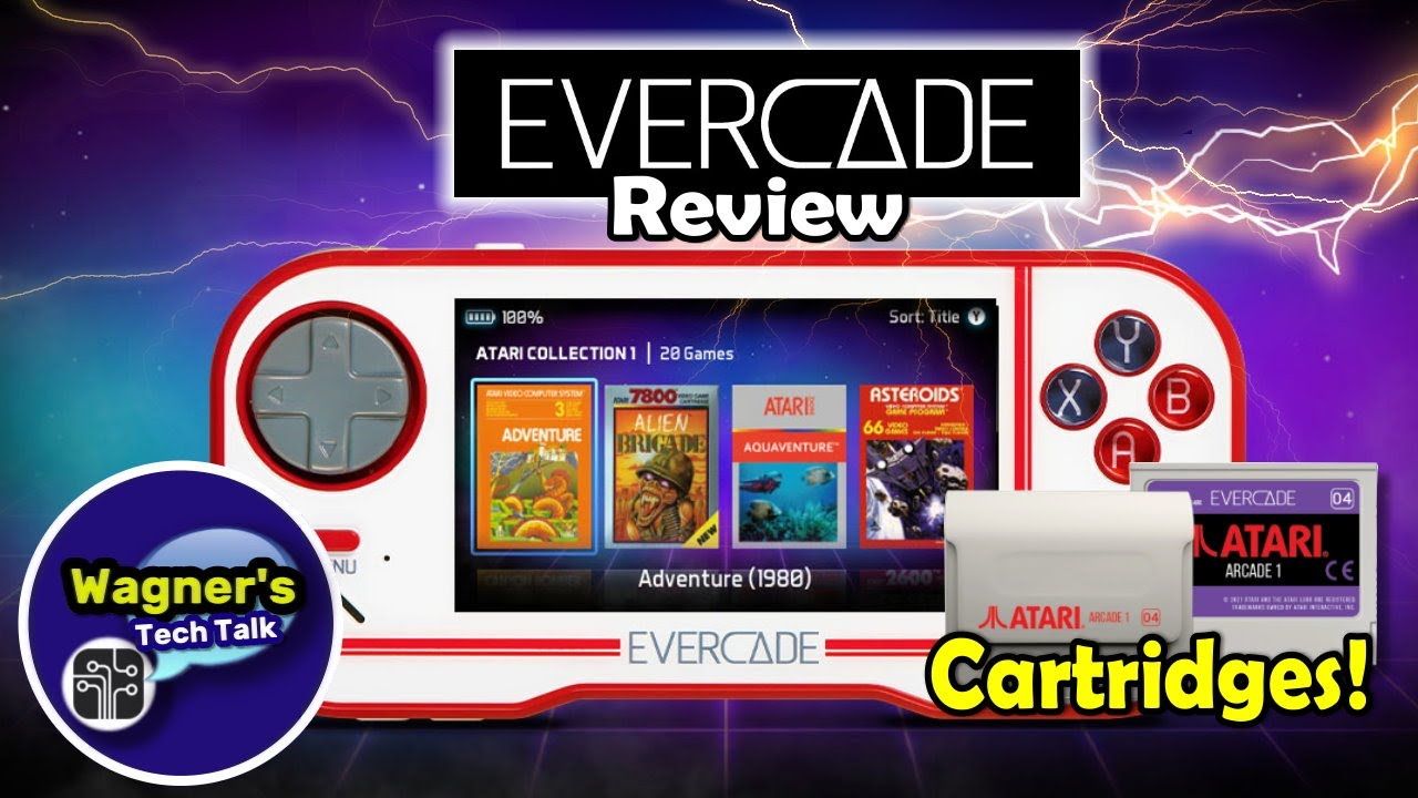 The EVERCADE Cartridge-based Retro Gaming Handheld + Firmware Update