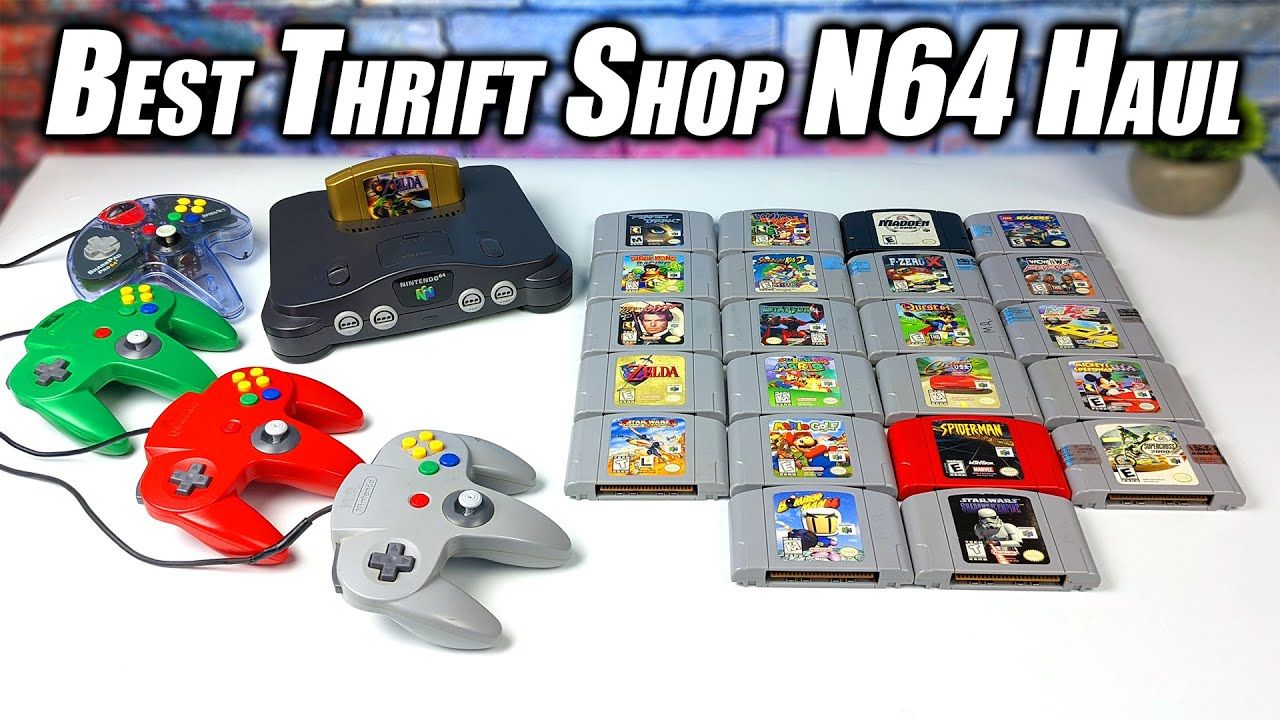 The Ultimate Thrift Shop N64 Haul Our Best Nintendo 64 Lot Find Ever!