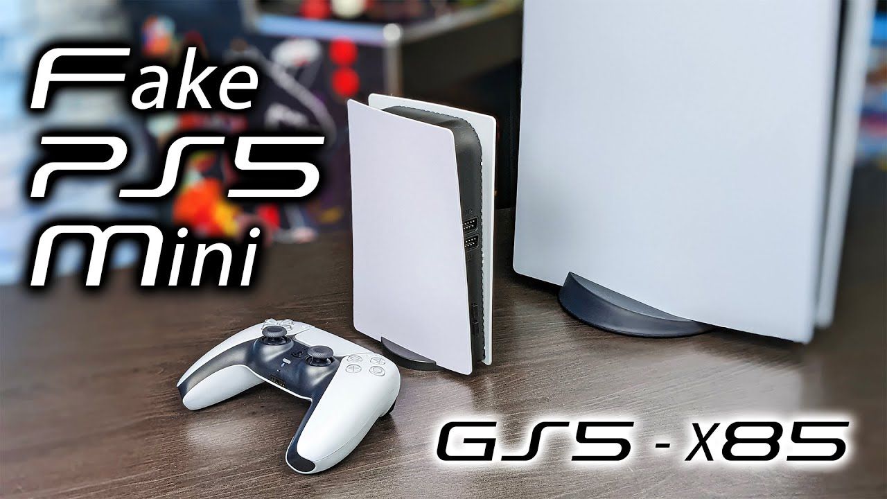 A Fake PS5 Mini! Game Station 5 Hands-On! A Cheap Tiny PS5 Knockoff Console.
