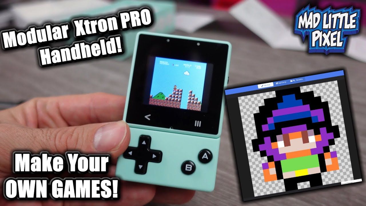 A Modular Gaming Handheld Designed For You To Make Your OWN GAMES! Xtron Pro Review