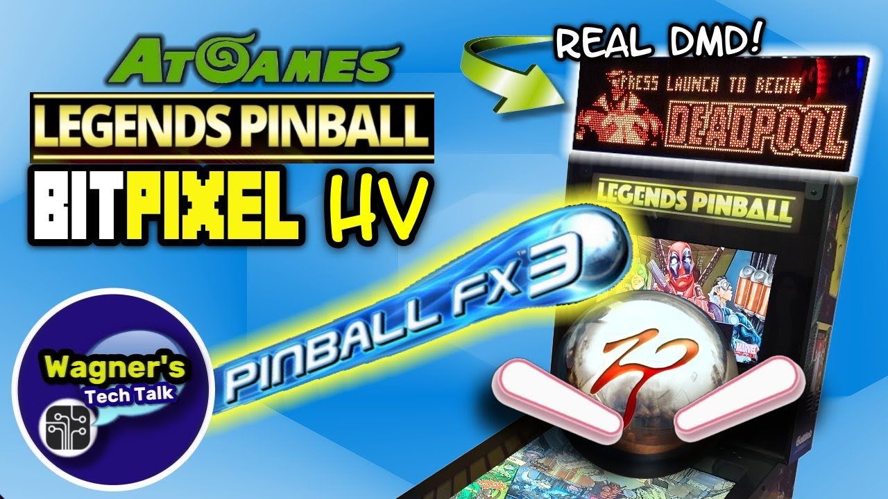 AtGames BitPixel HV with a PC running Pinball FX3 – It’s a Real DMD!