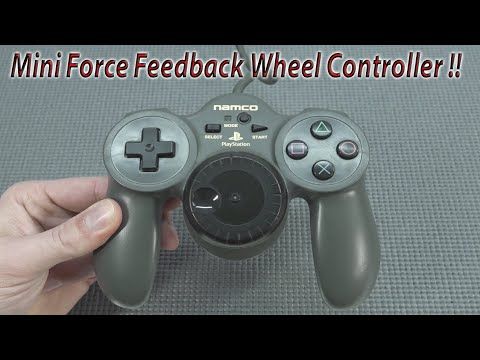 Awesome Playstation Controller With a Force Feedback Mini Wheel !! 😎