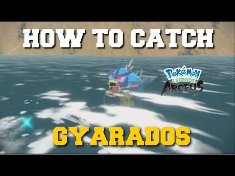 HOW TO CATCH GYARADOS IN POKEMON LEGENDS ARCEUS (ALPHA GYARADOS LOCATION)