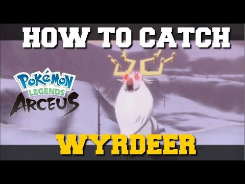 HOW TO CATCH WYRDEER IN POKEMON LEGENDS ARCEUS (HOW TO GET WYRDEER) (WYRDEER LOCATION)