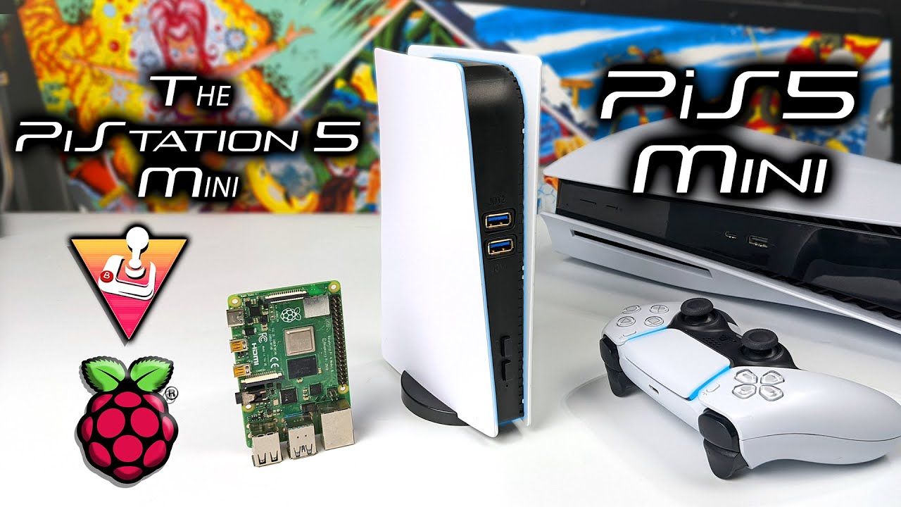 The PiS5 Mini Is A Tiny PS5 Powered By The Raspberry Pi4! PiStation 5 Hands-On Build