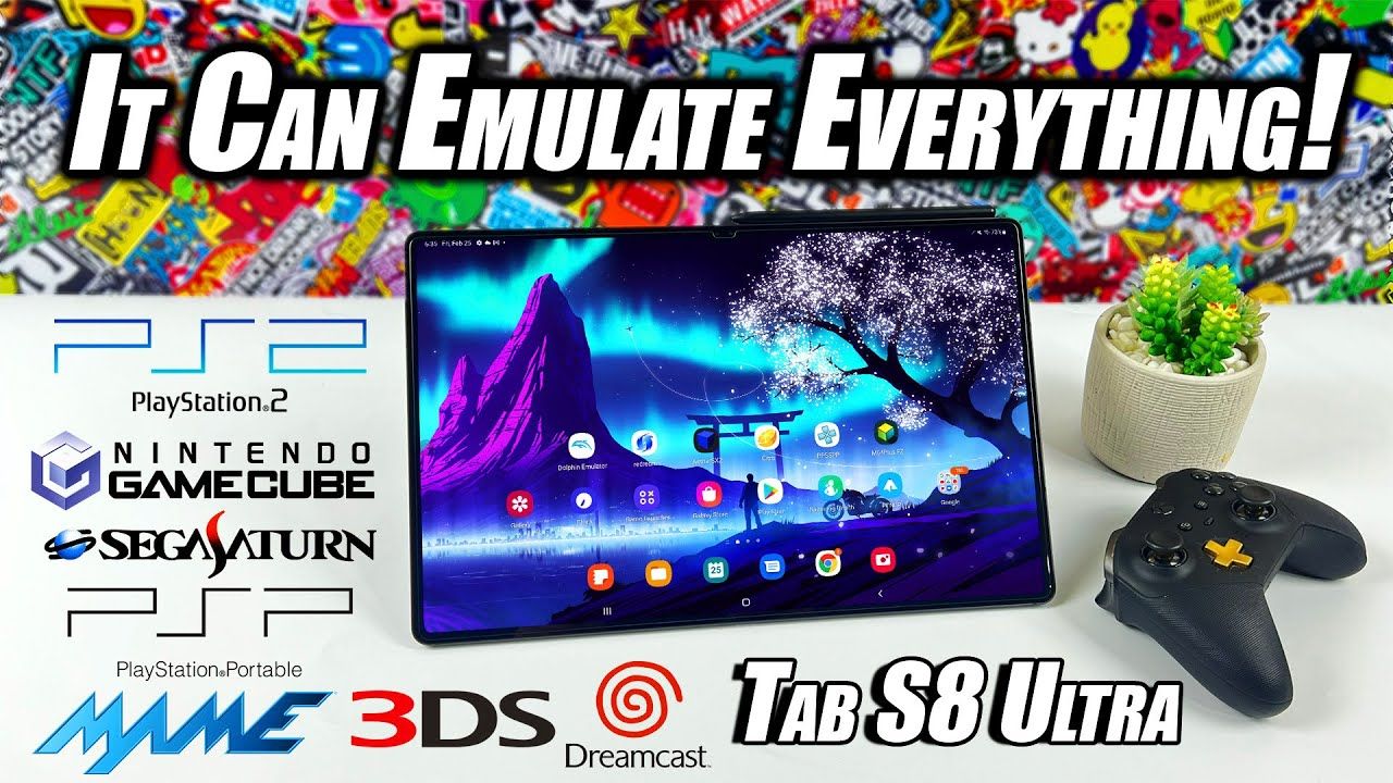 The Ultimate Emulation Tablet! The Galaxy Tab S8 Ultra Can Emulate Everything!