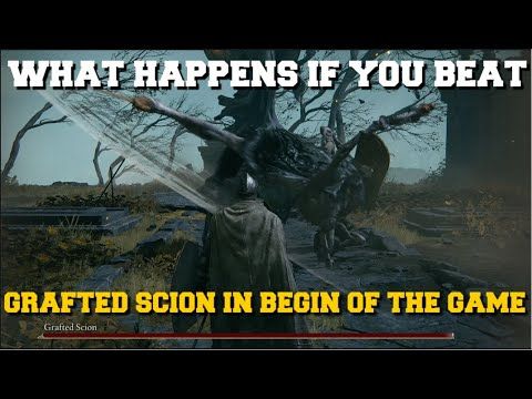 WHAT HAPPENS IF YOU DEFEAT GRAFTED SCION IN BEGINNING OF ELDEN RING