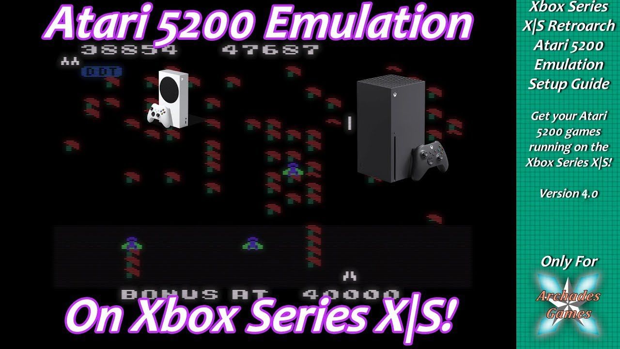 [Xbox Series X|S] Retroarch Atari 5200 Emulation Setup Guide Ver 4.0