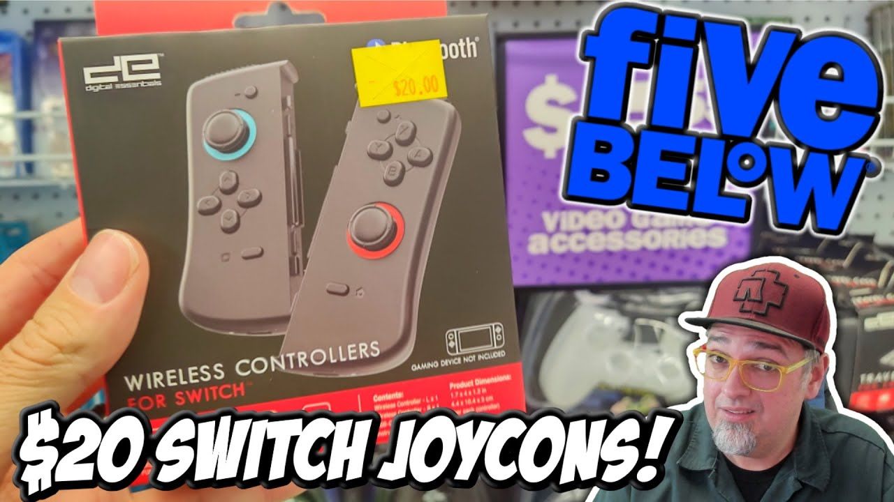 Five Below Sells $20 Nintendo Switch Joy Cons… Are They Worth It?