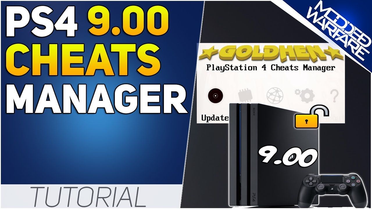PS4 GoldHEN Cheats Manager Homebrew Tutorial (9.00 or lower)
