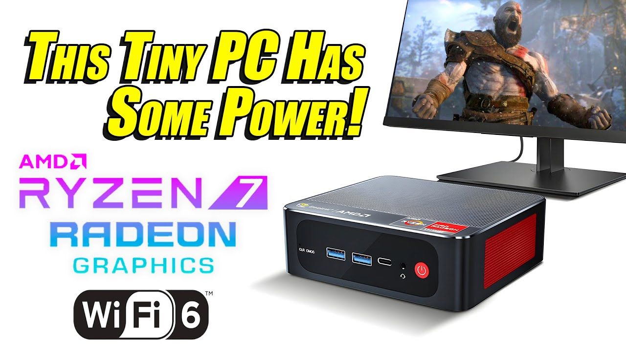 This Tiny PC Has Some Power💪 All New Ryzen 7 SER4 Mini PC  Hands-On First Look