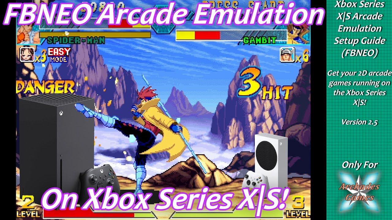 [Xbox Series X|S] Retroarch Arcade Emulation Setup Guide (FB Neo) Ver 2.5