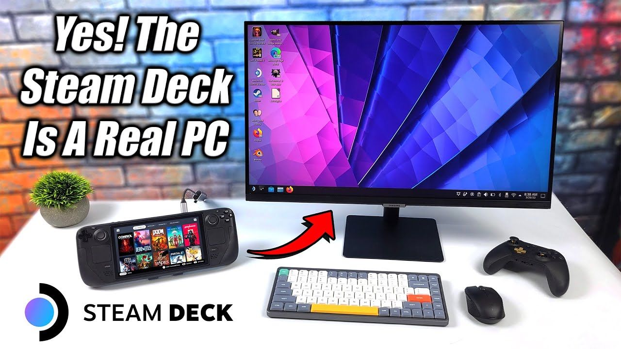 Yes, You Can Use the Steam Deck Like A Real PC! It’s Awesome! Desktop Mode Hands-On