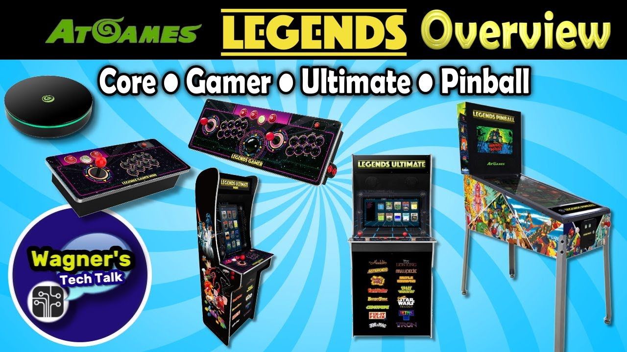 AtGames Legends Overview: Explaining the Core, Gamer, Ultimate & Pinball