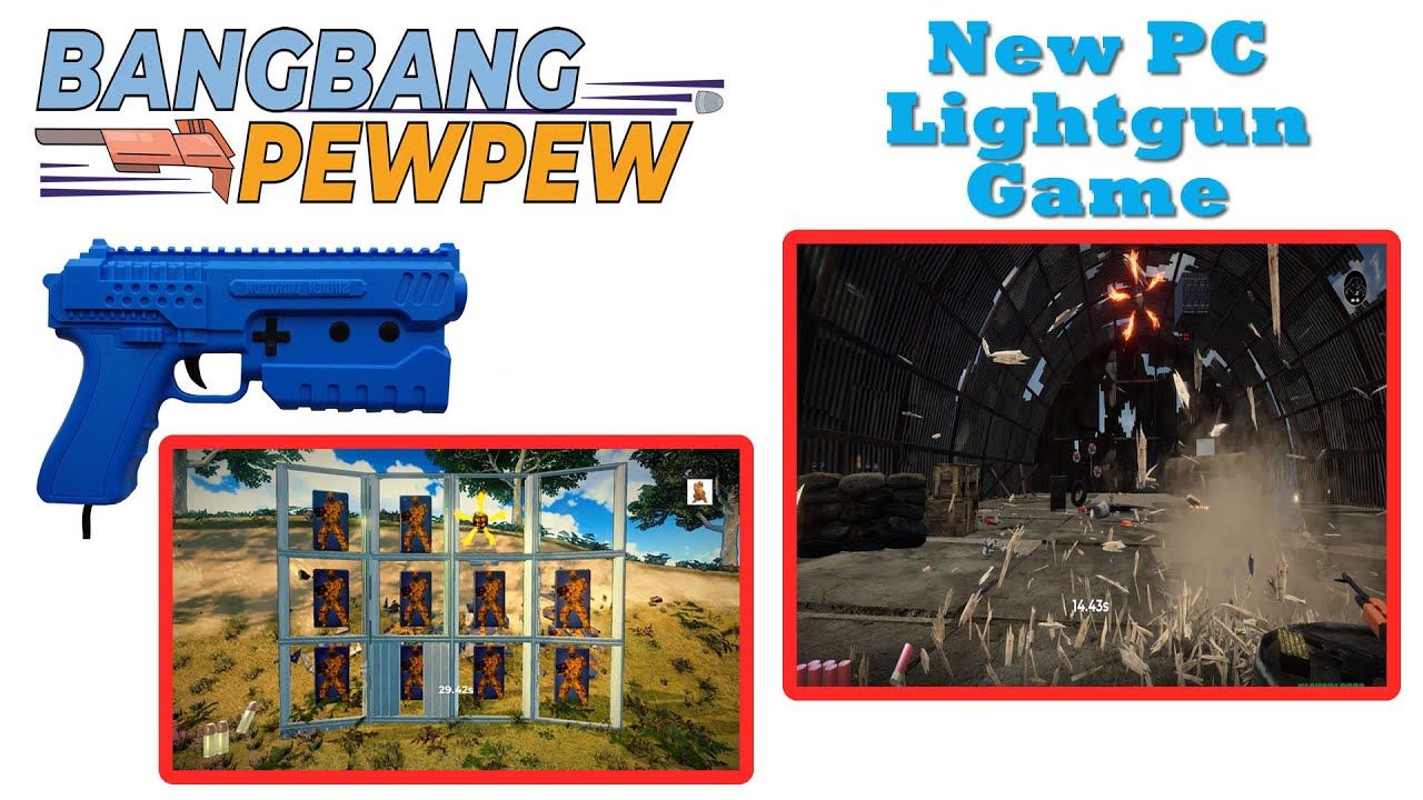 Brand New PC LightGun Game For 2022 – BangBang PewPew