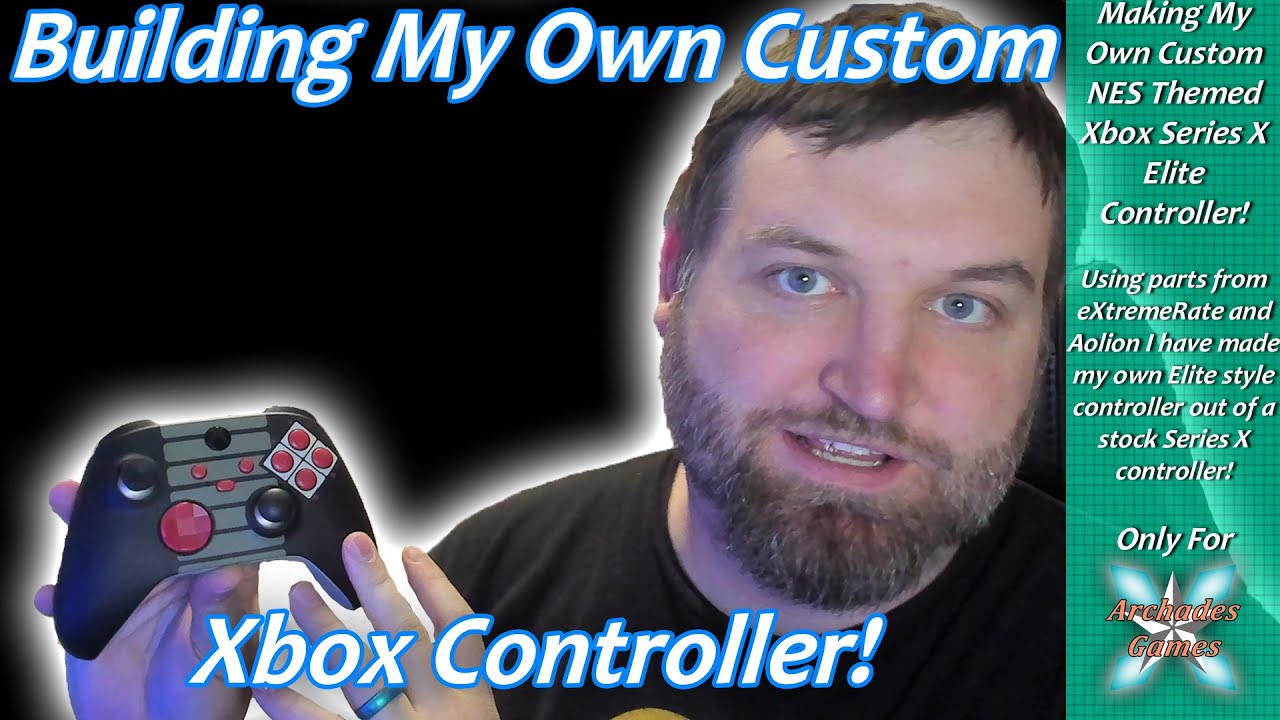 Making My Own Custom NES Themed Xbox Series X Elite Controller!