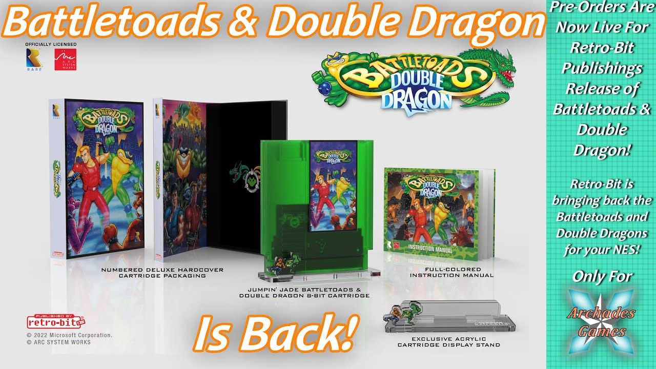 [News] Pre-Orders Are Now Live For Battletoads & Double Dragon On NES!