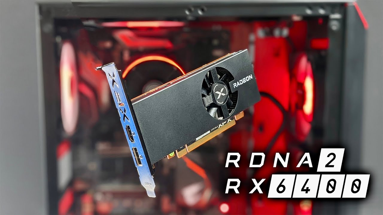 The All-New RX 6400 Is A Powerful RDNA2 LP Single Slot GPU! Hands-On Testing
