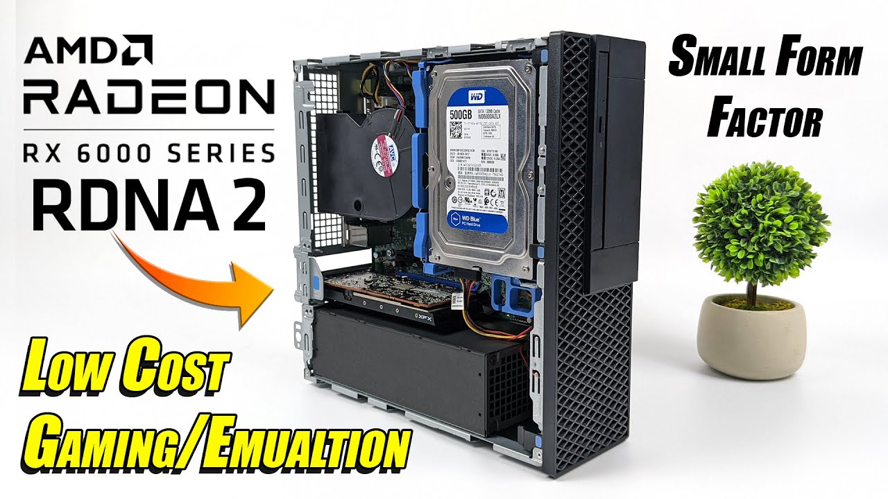 A Fast Low-Cost Awesome SFF Gaming & EMU PC! RX 6400 RDNA2 Power