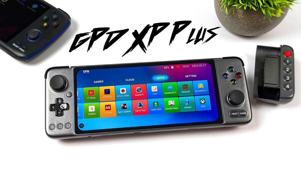 GPD XP Plus First Look! A Powerful Hand-Held With A Fast CPU & Modular Controls