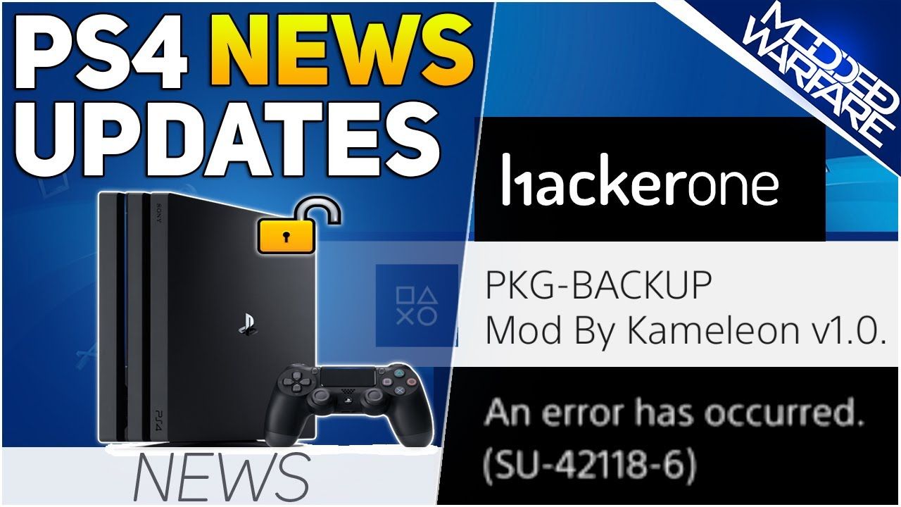 PS4 News Updates: NoDB Updater, Cturt HackerOne & Pkg-Backup Payload
