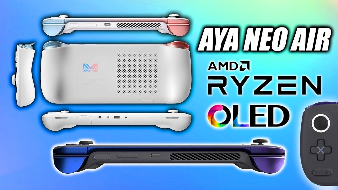 The AYA Neo Air Looks Incredible! New Info, An OLED Ryzen Hand-Held Console