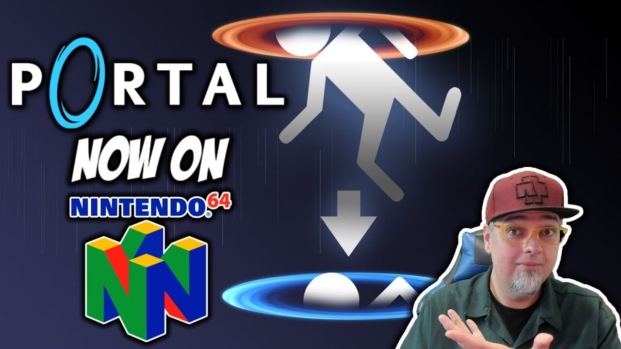 This Shouldn’t Work! But It DOES! You Can NOW Play PORTAL On The N64!