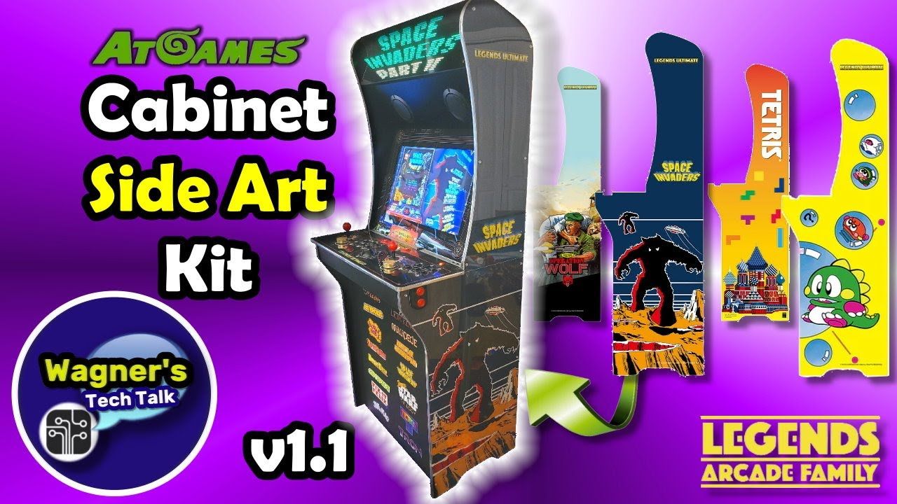 Arcade Cabinet Artwork for the AtGames Legends Ultimate is Swappable!