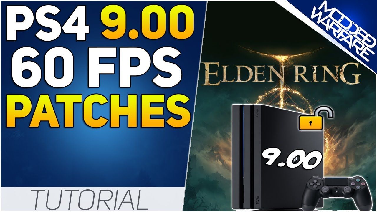 Installing Elden Ring 60 FPS Patches & Debug Menu on 9.00 PS4