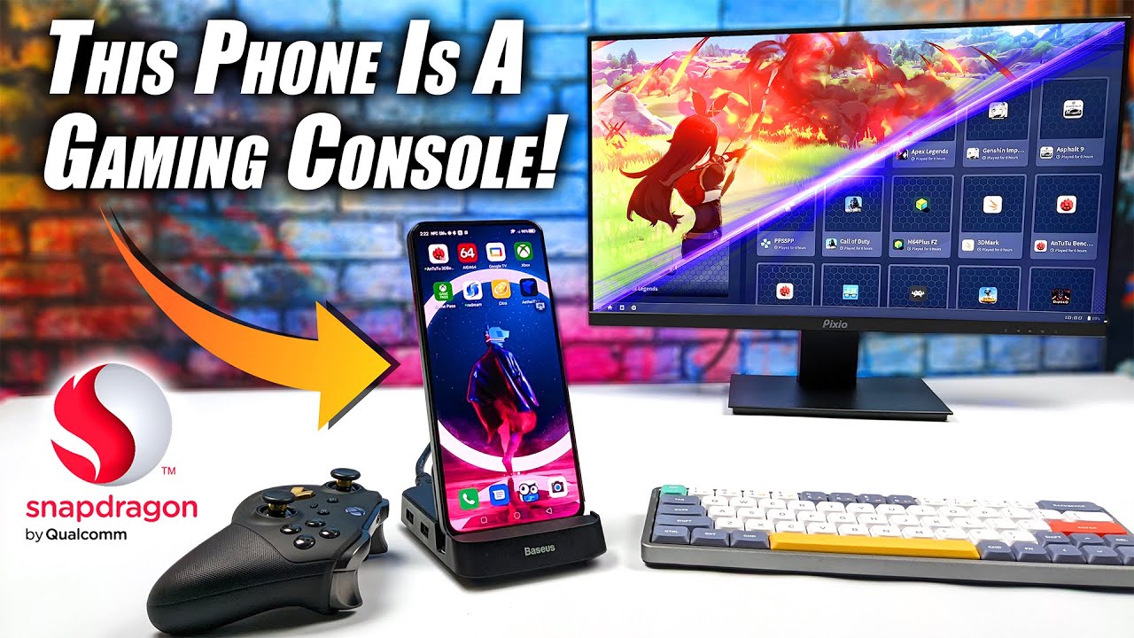 This Phone Is Also A Powerful Gaming Console/PC! 18GB Ram, 8+ Gen 1 CPU