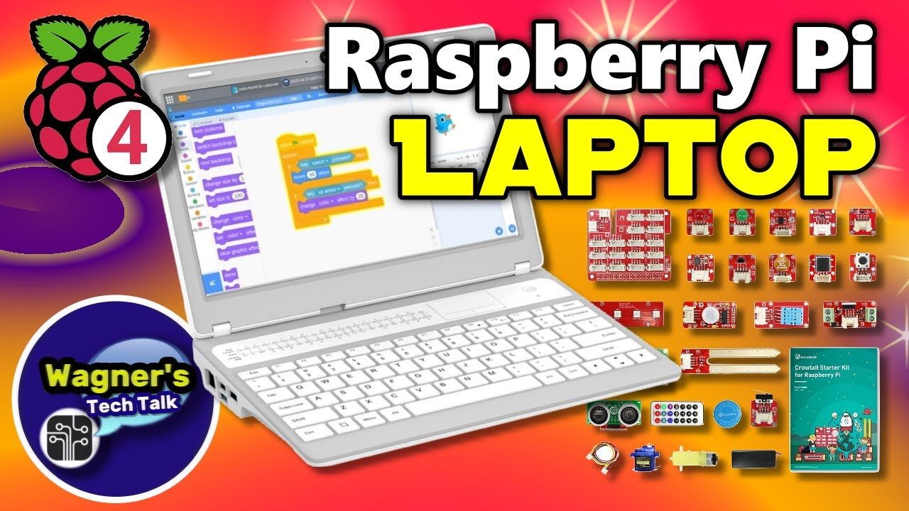 CrowPi L: Raspberry Pi Laptop (Assembly & Review)