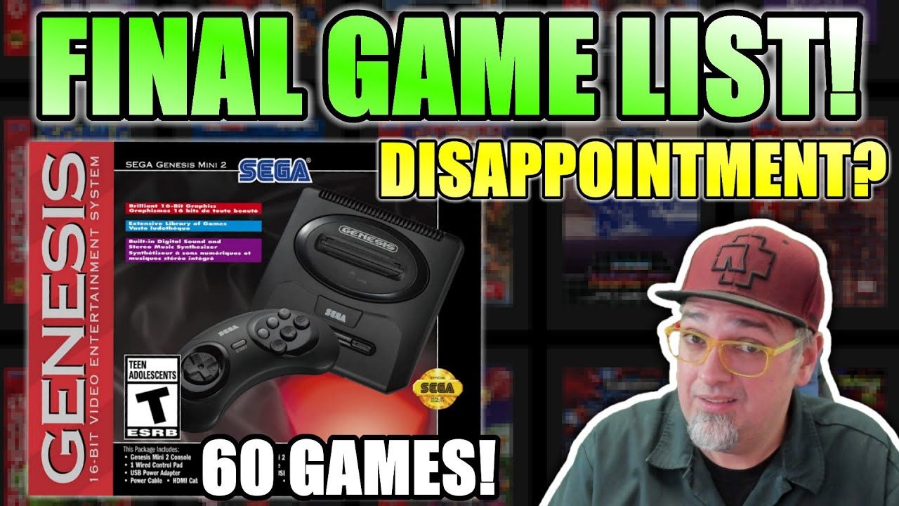 IS This DISAPPOINTING To YOU? SEGA Genesis Mini 2 FULL 60 Game List REVEALED!