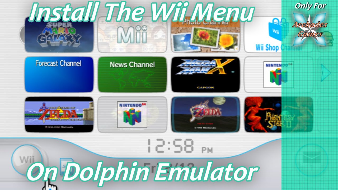 [PC] Install The Wii System Menu On Dolphin Emulator