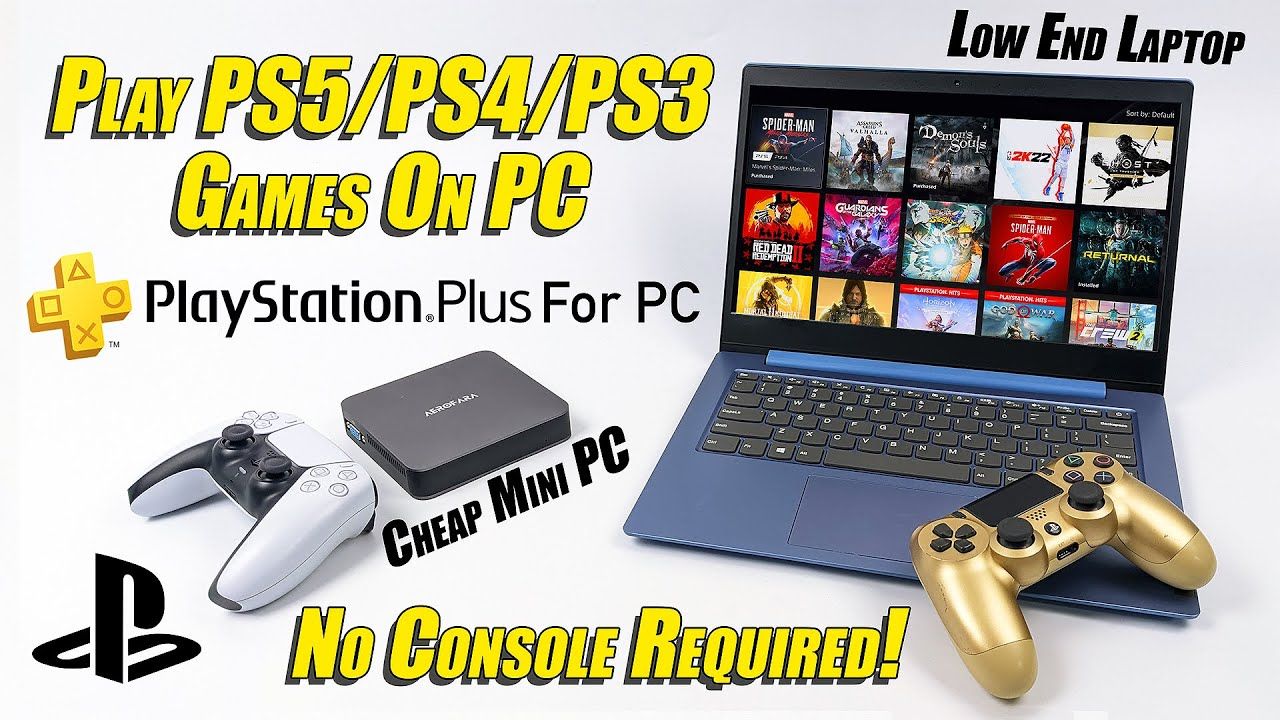 Play PlayStation Plus Games On A Low-End PC Without A PS5/PS4! PS Plus For PC Hands On