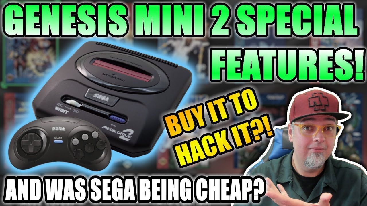 SEGA Was Being CHEAP With The Genesis Mini 2? Hack It For More Games! & SPECIAL Features Included!