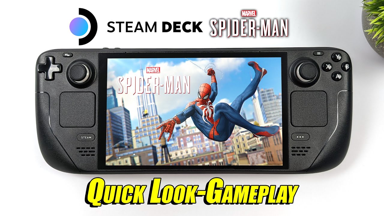 Spider Man On The Steam Deck Is Pretty Awesome! Quick Gameplay Look