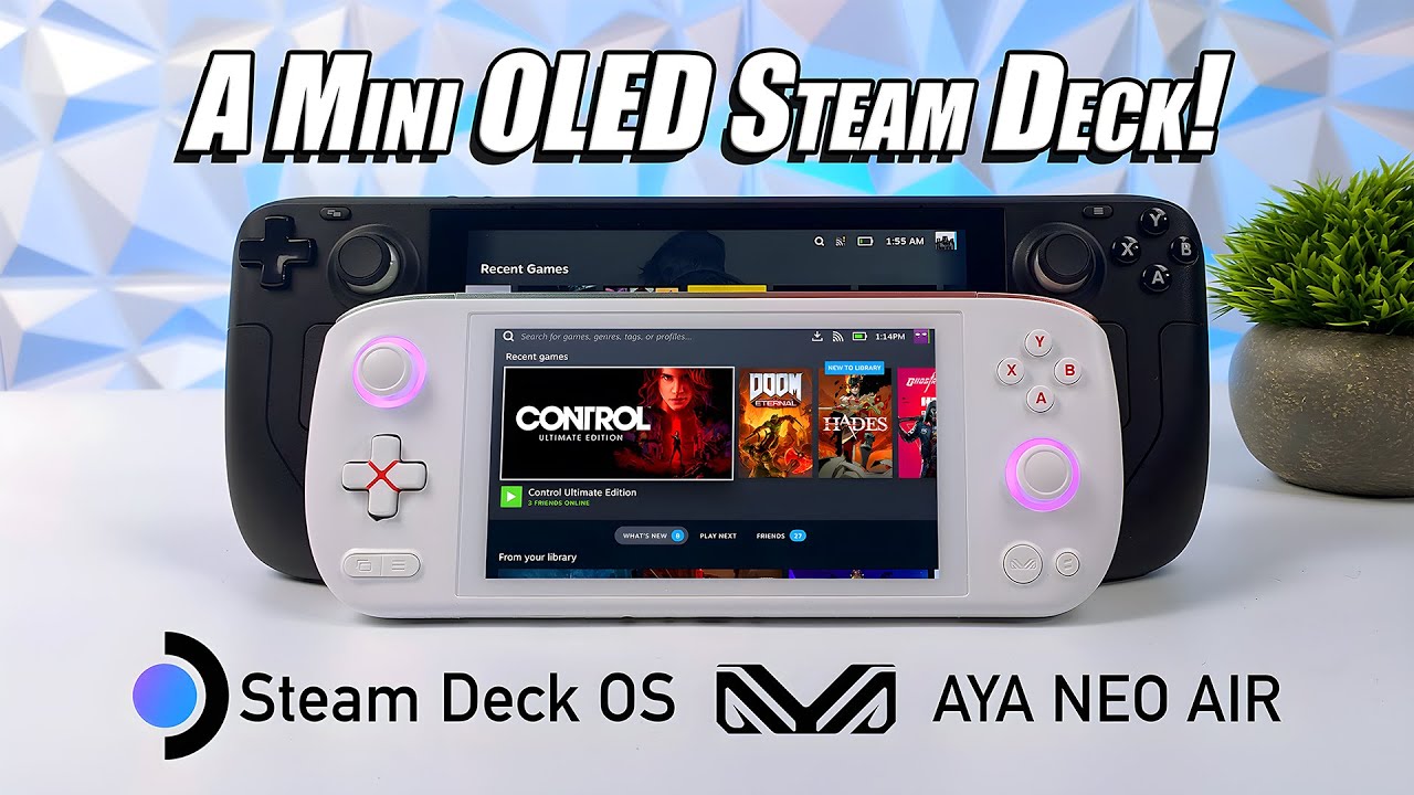 The New AYA Neo Air Is A Mini Steam Deck With A Beautiful OLED Screen!