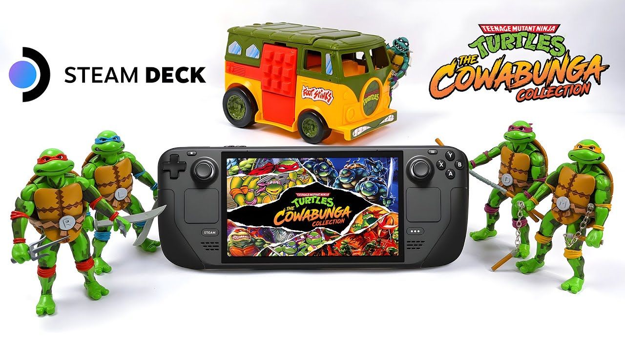TMNT Cowabunga Collection On The Steam Deck Is Amazing! 🍕🐢 Hand-Held Turtle Power!