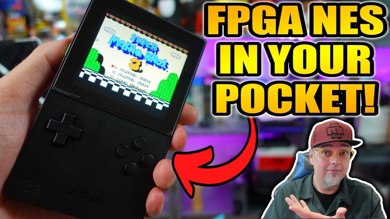 The Analogue Pocket IS AMAZING! Portable FPGA NES! New Nintendo Core Released!