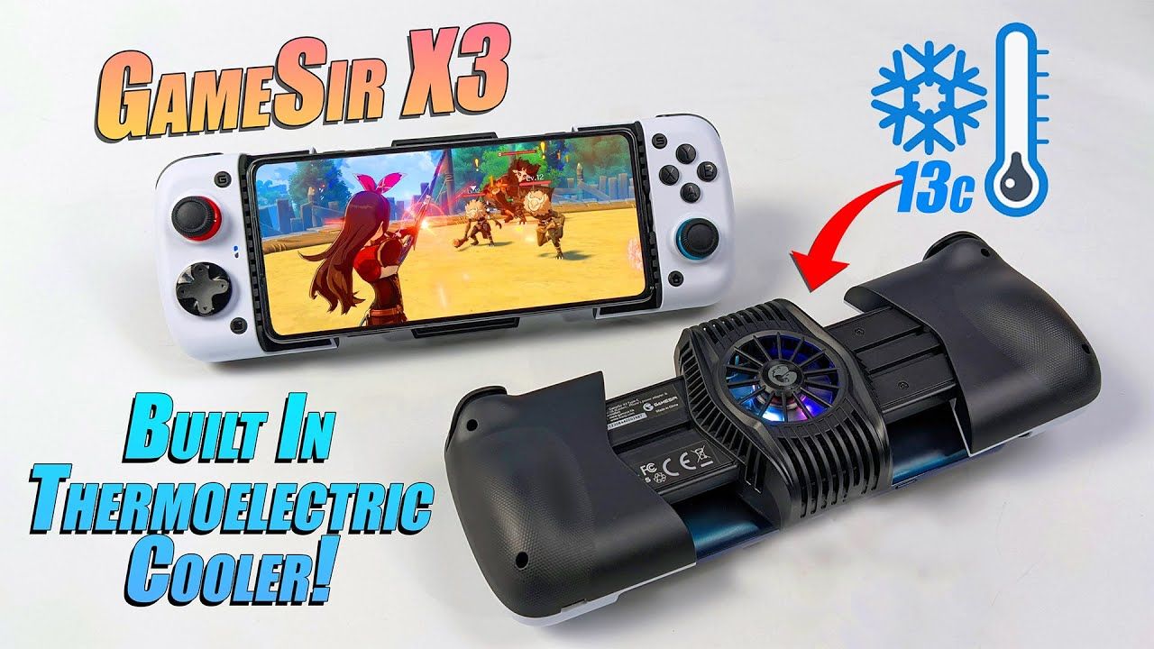 The New Gamesir X3 Has A Built In Cooler, USB Type C, Mapping, And More!